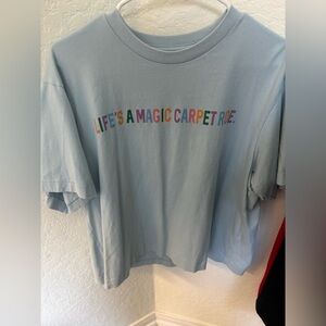 Light Blue Graphic T-Shirt